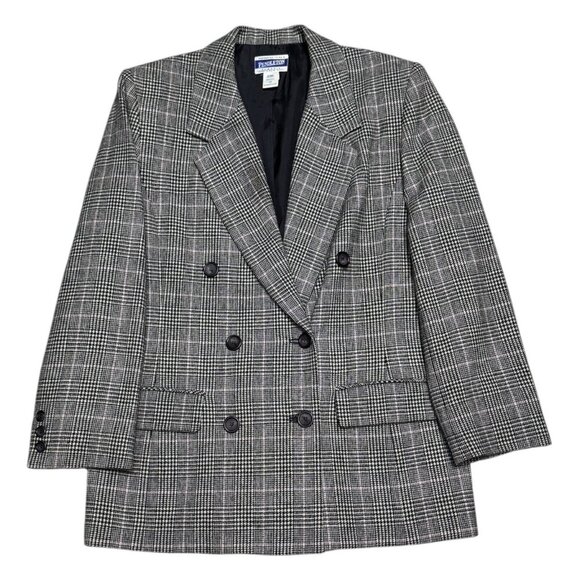 PENDLETON Vintage VIRGIN WOOL Luxury Business Casual Blazer Jacket Womens 10 - Picture 1 of 6